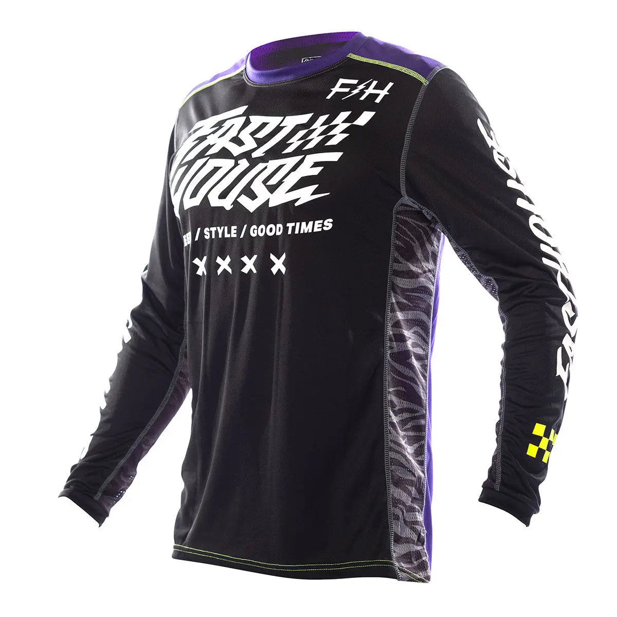 Grindhouse Rufio Jersey - Black/Purple - Fasthouse