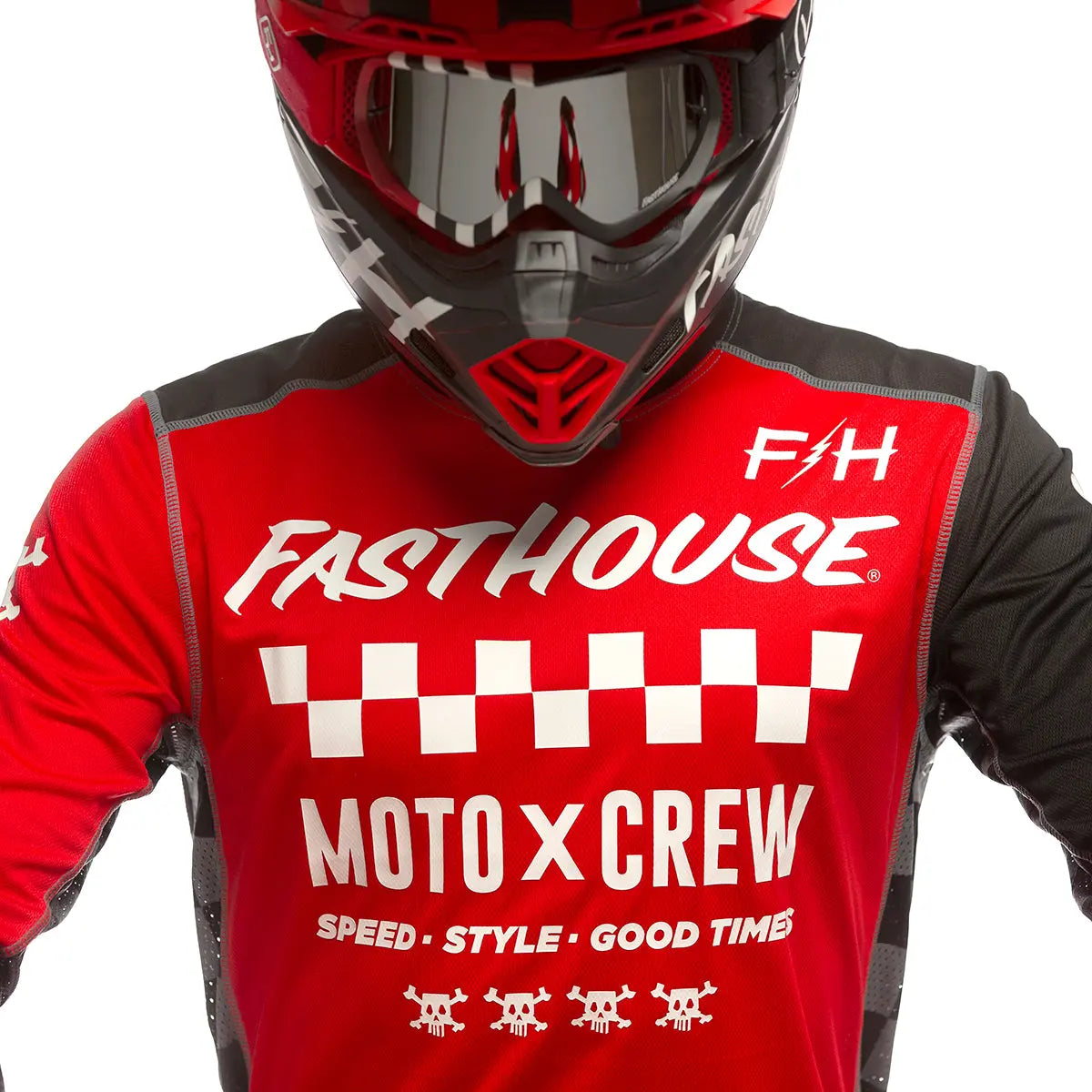 Grindhouse Alpha Jersey - Red/Black - Fasthouse