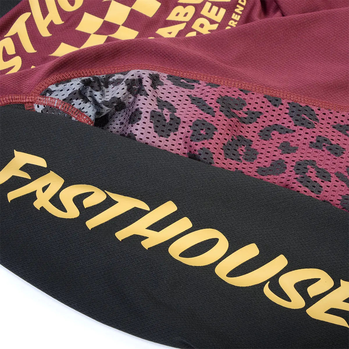 Grindhouse Golden Crew Girl's Jersey - Maroon - Fasthouse