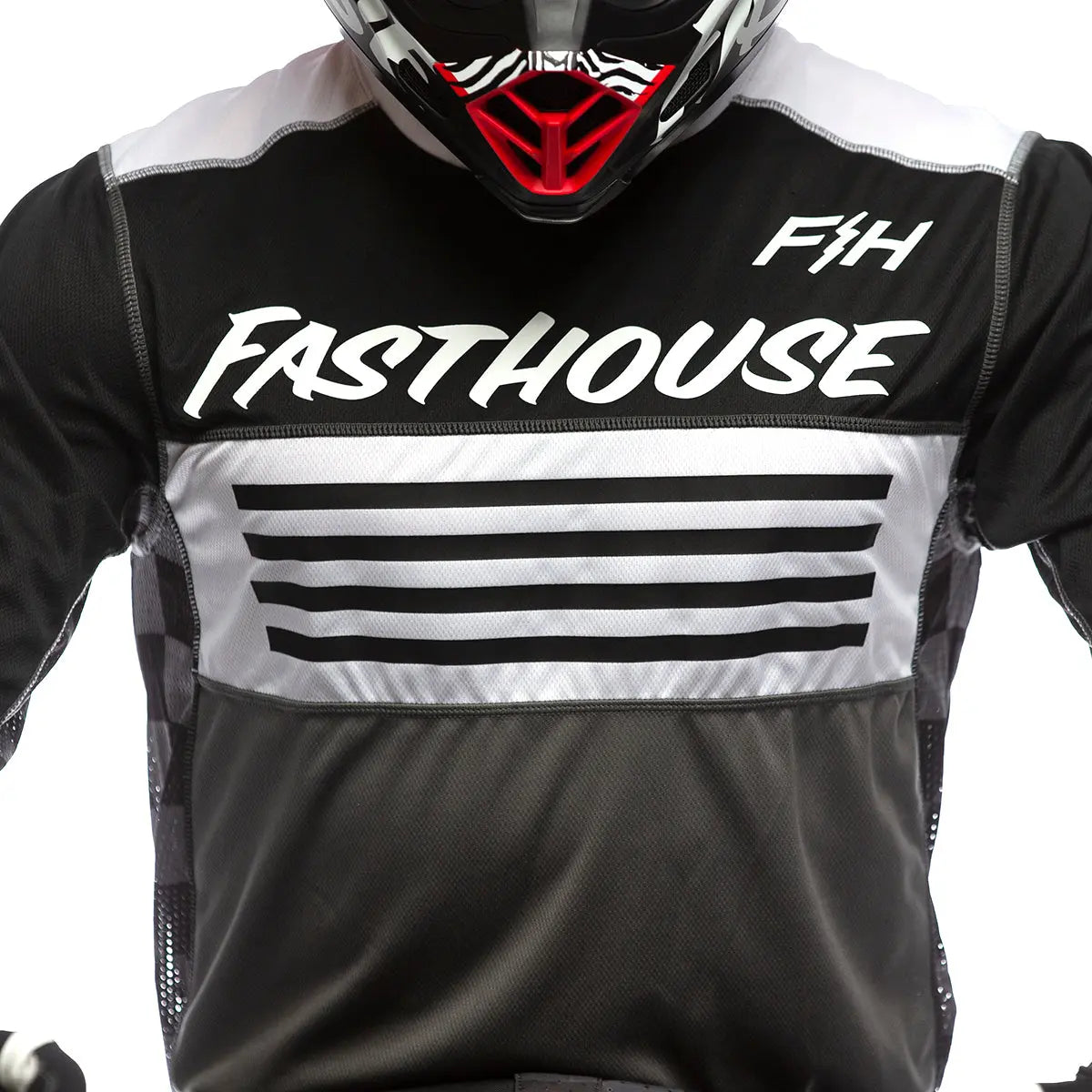 Grindhouse Omega Jersey - Black/Gray - Fasthouse