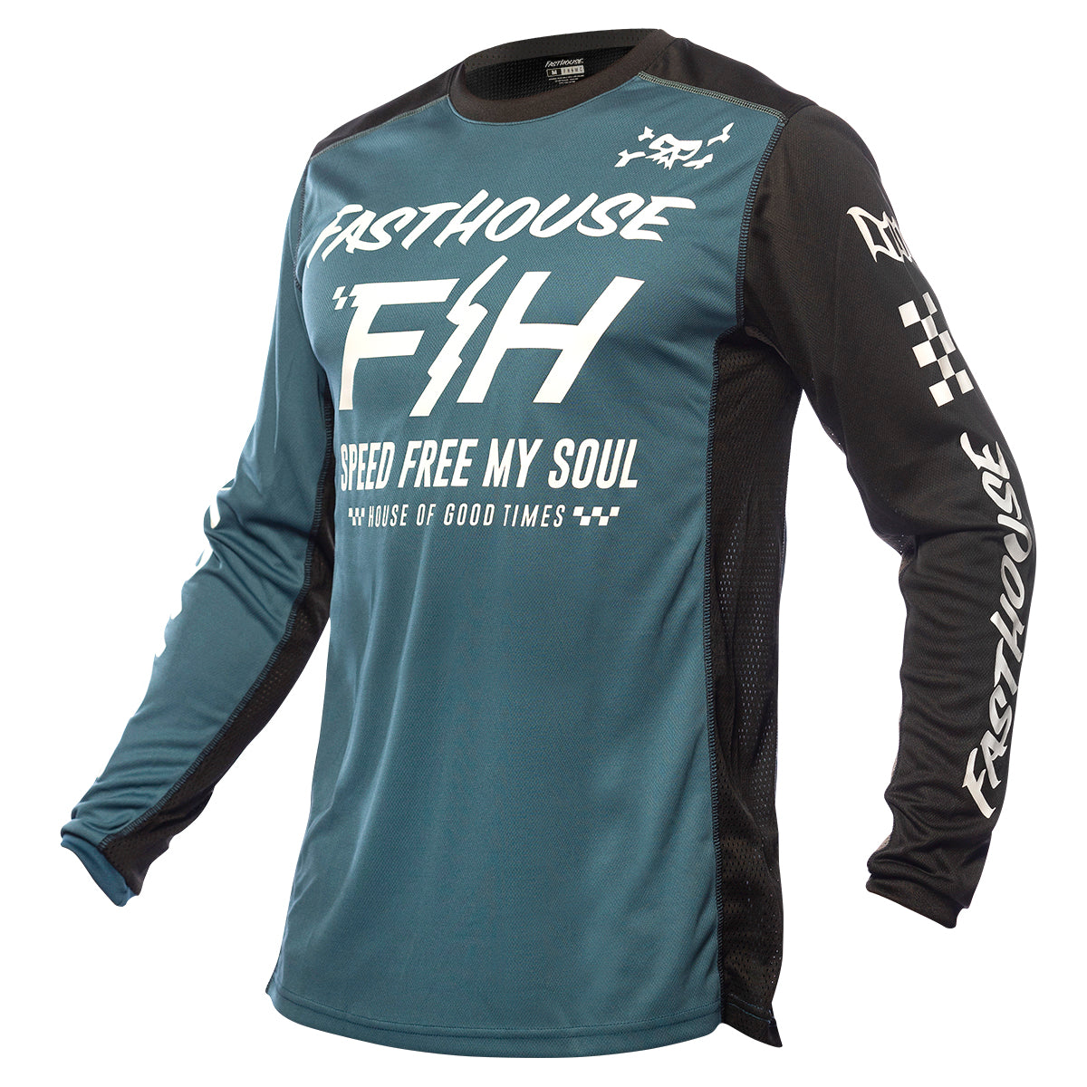 Grindhouse Slammer Jersey - Blue/Black Fasthouse