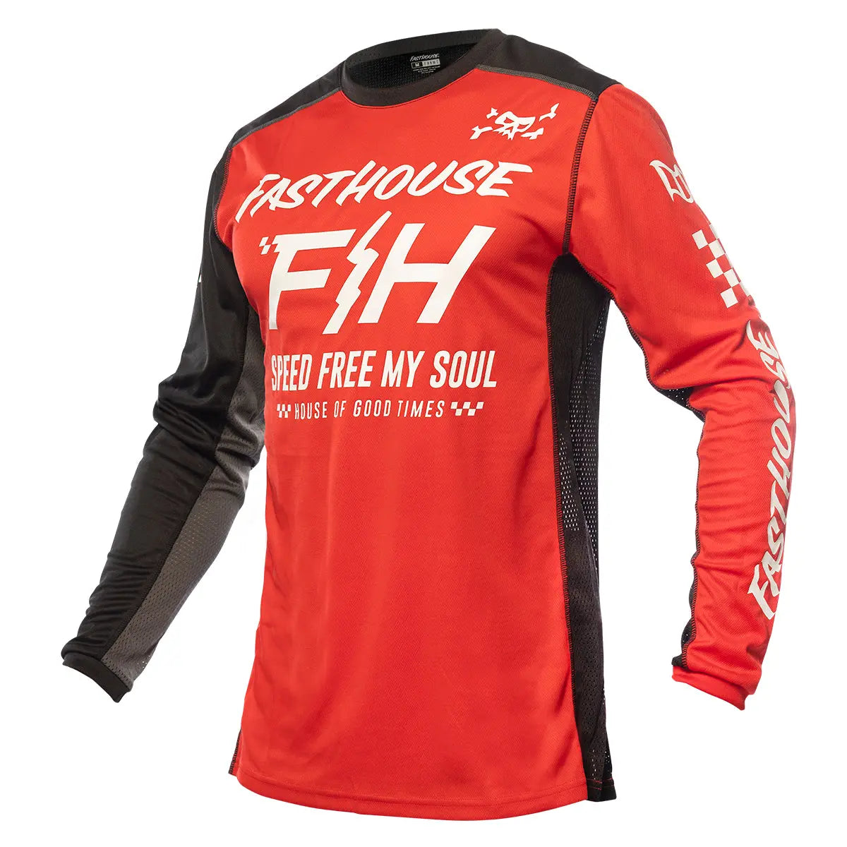 Grindhouse Slammer Jersey - Red/Black - Fasthouse