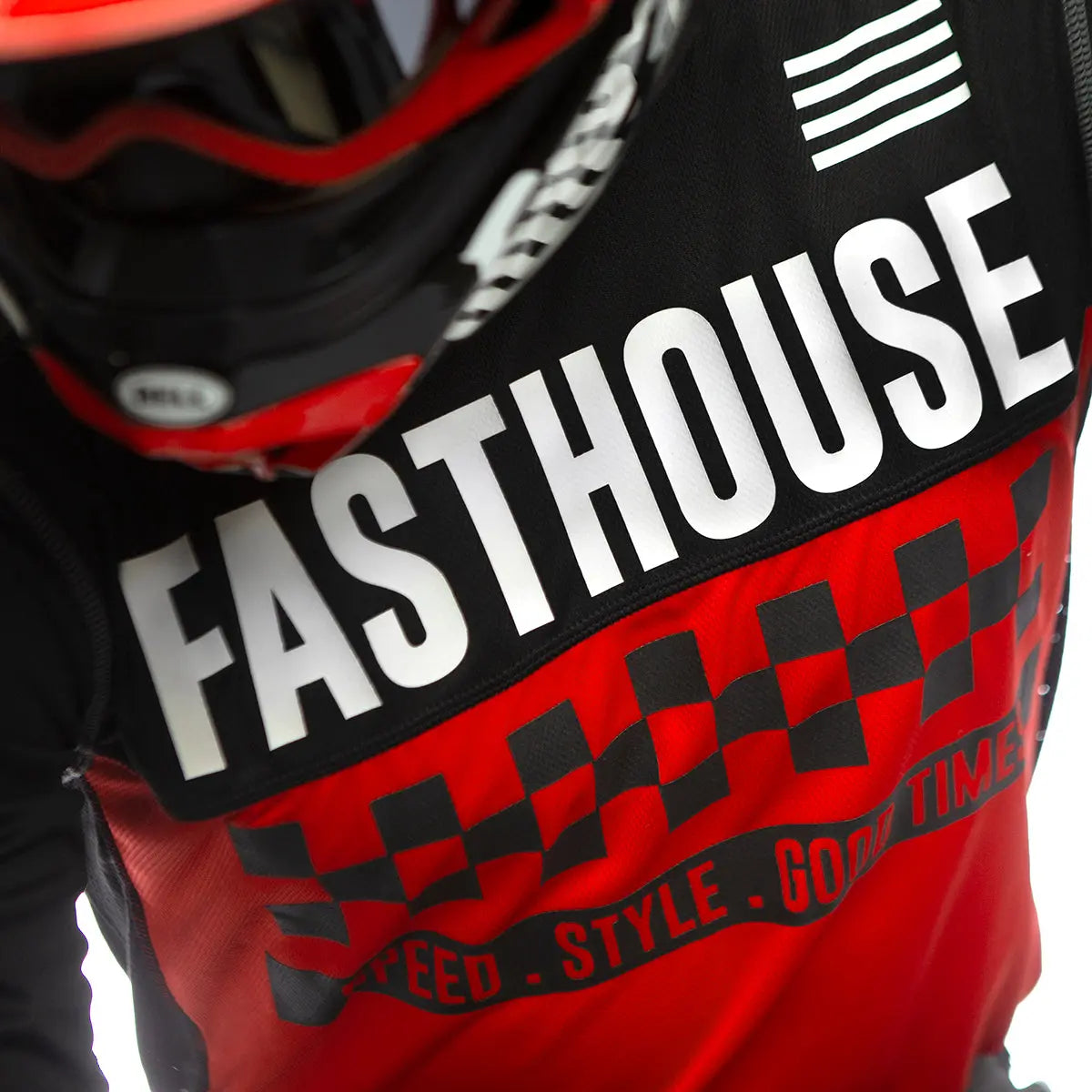 Grindhouse Torino Jersey - Red/Black - Fasthouse
