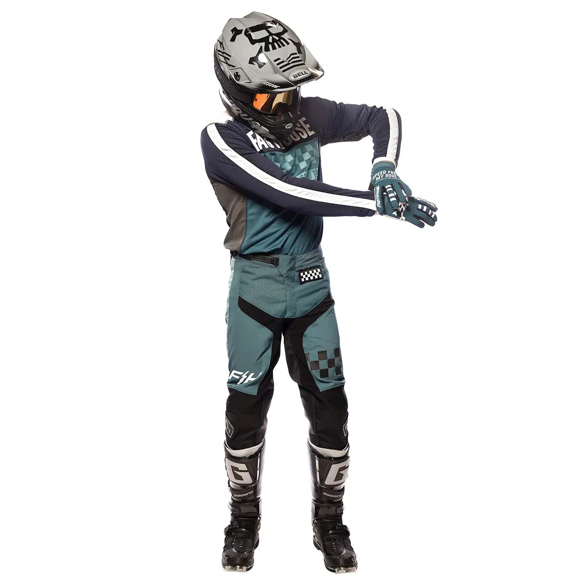 Grindhouse Torino Jersey - Blue/Black - Fasthouse