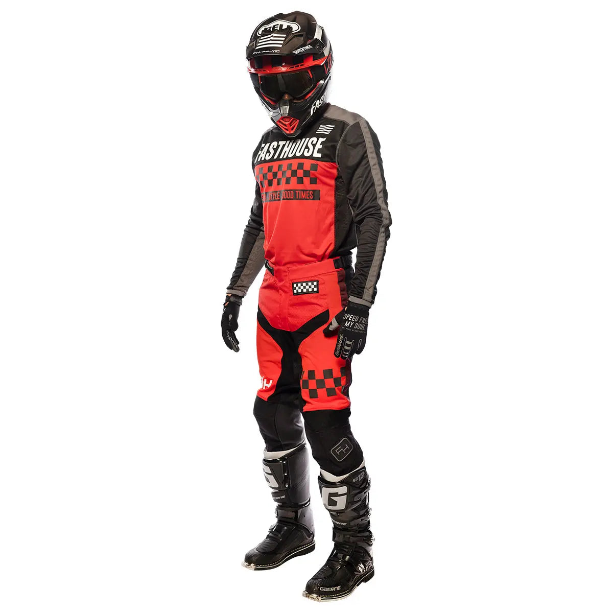 Grindhouse Torino Jersey - Red/Black - Fasthouse