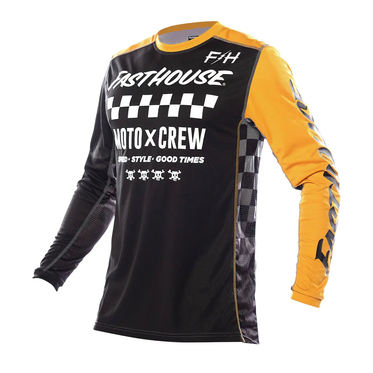 Grindhouse Alpha Jersey - Black/Amber - Fasthouse