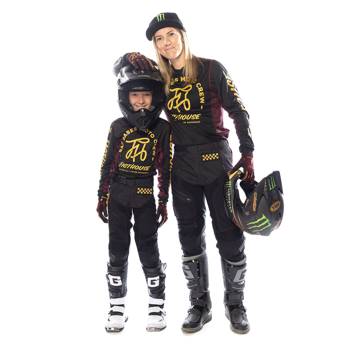 Grindhouse Golden Script Girl's Jersey - Black