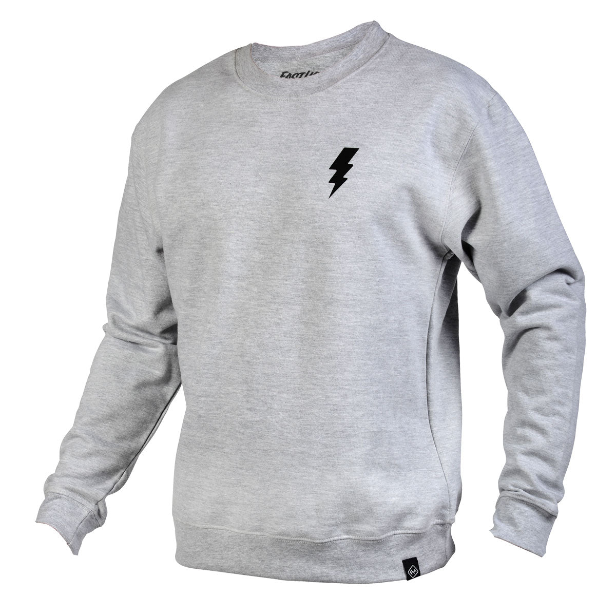 Helix Crew Neck Pullover - Heather Grey