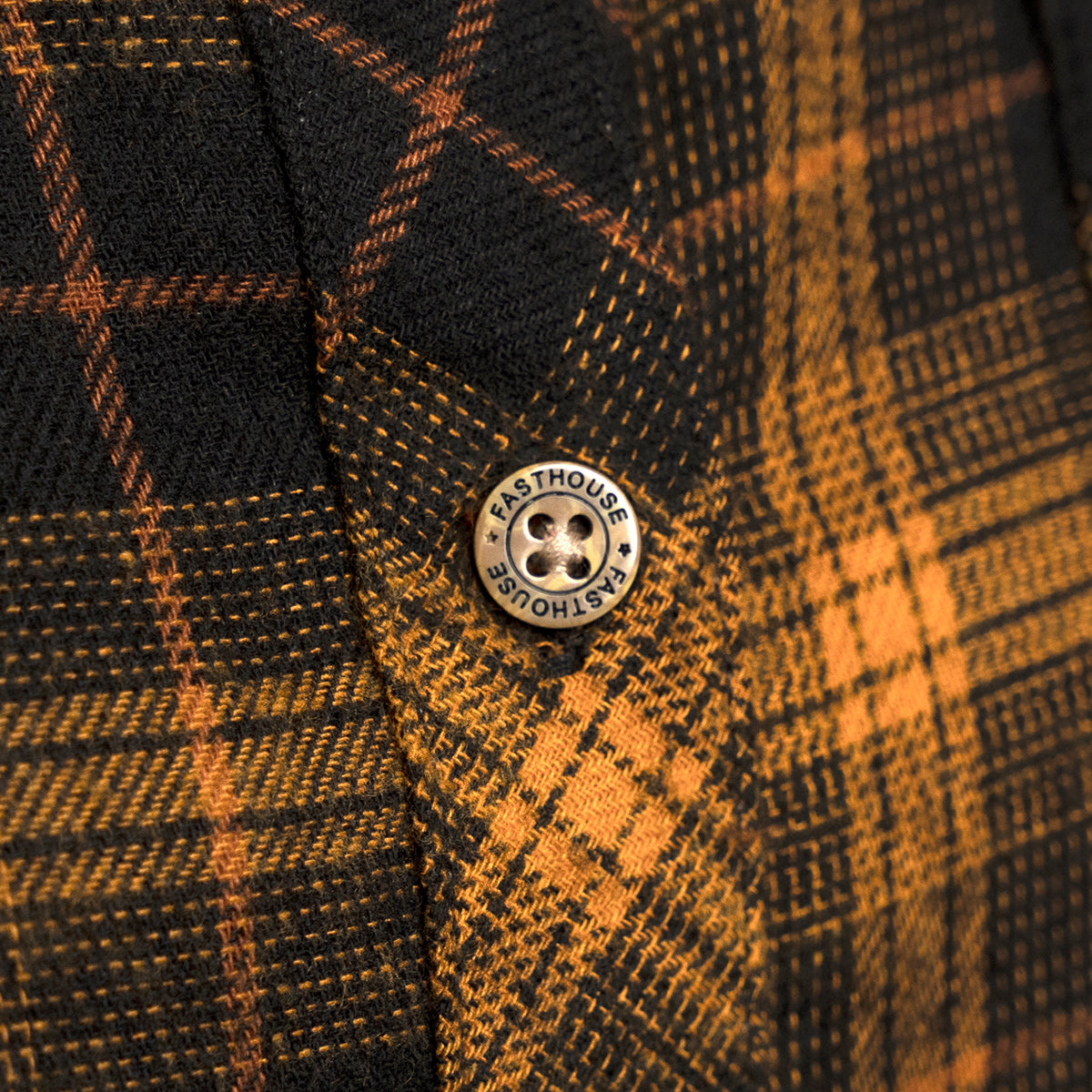 Honey Women's Flannel - Gold/Black Fasthouse