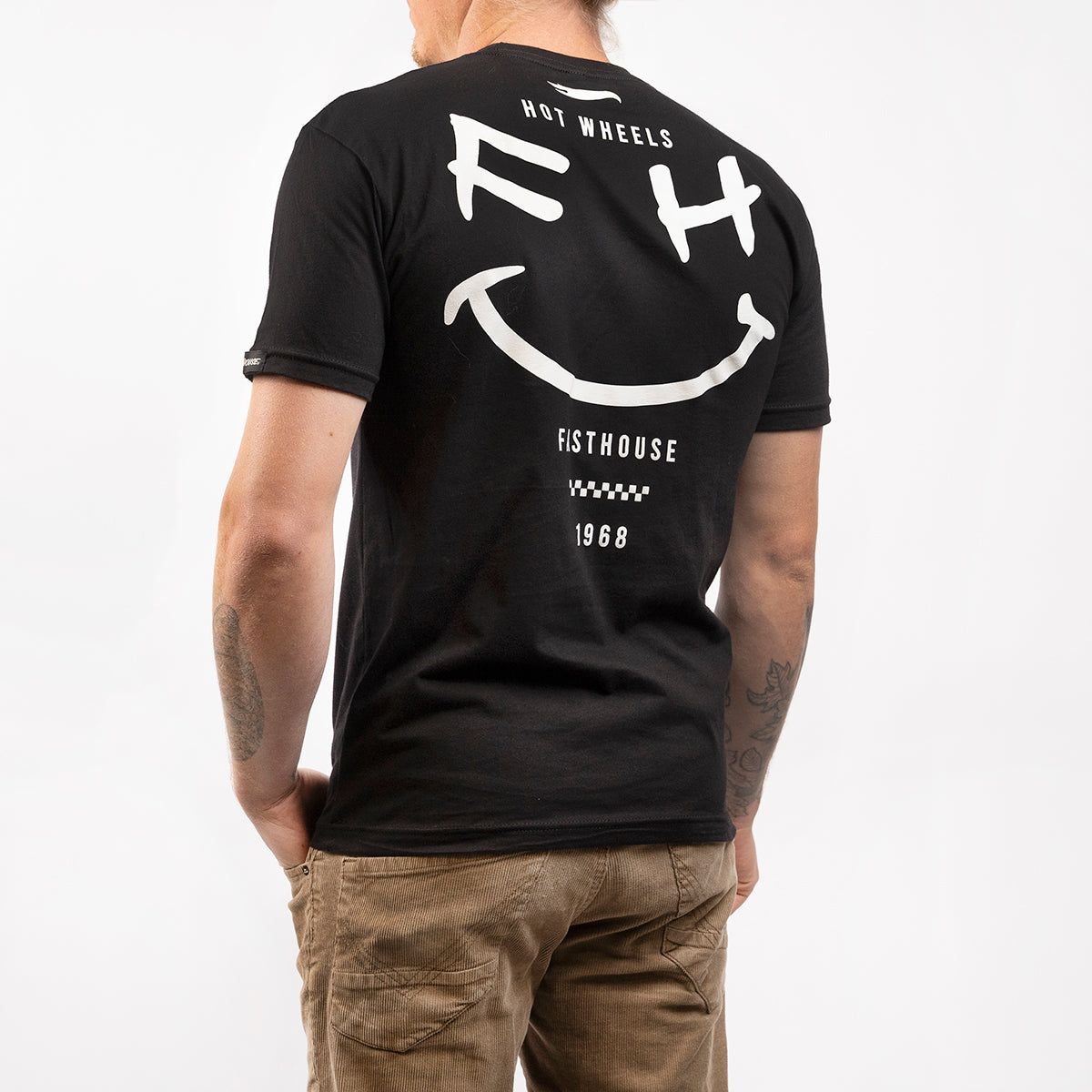 Hot Wheels Smirk Tee - Black