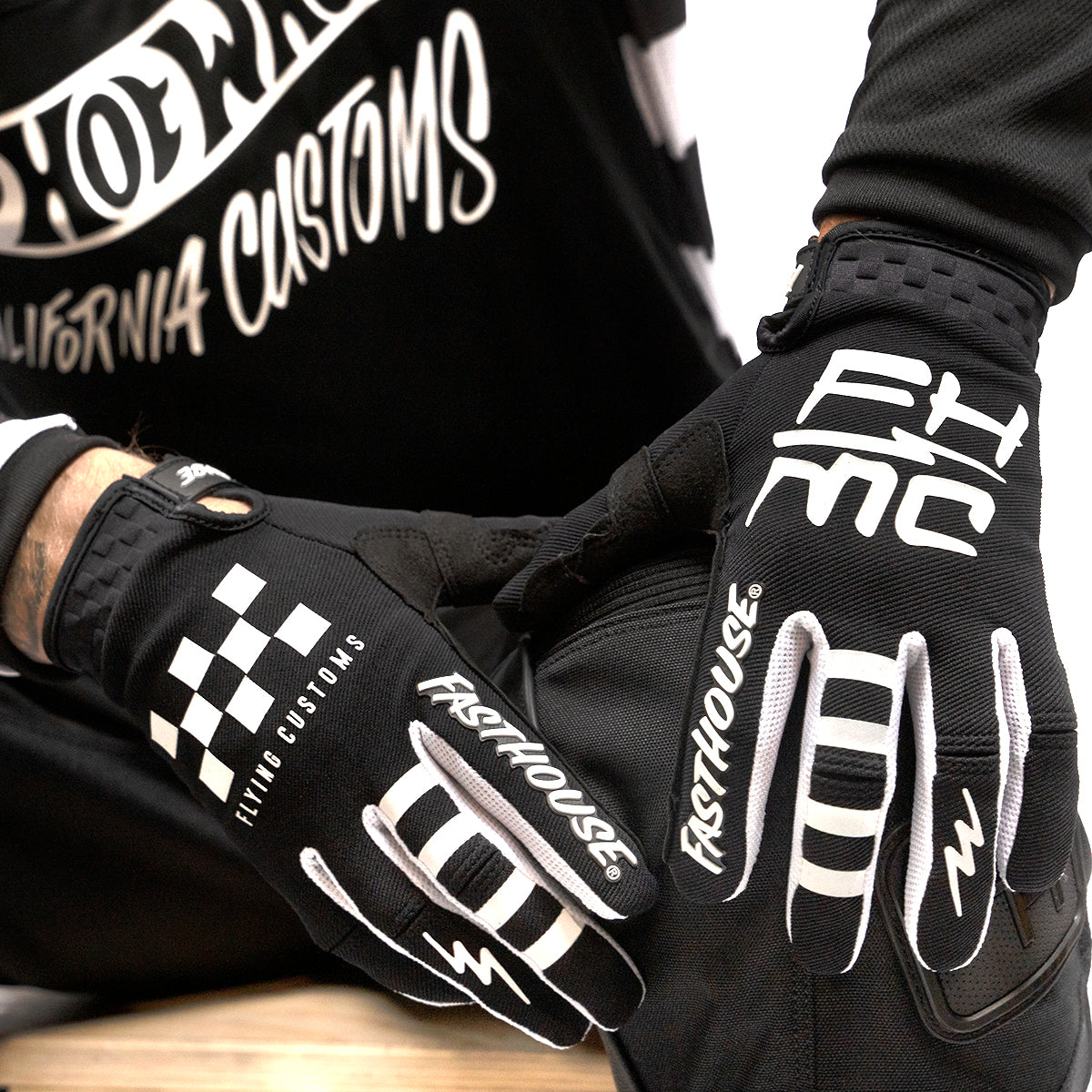 Hot Wheels Speed Style Glove - Black Fasthouse