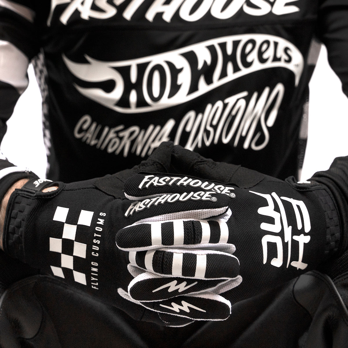 Hot Wheels Speed Style Glove - Black Fasthouse