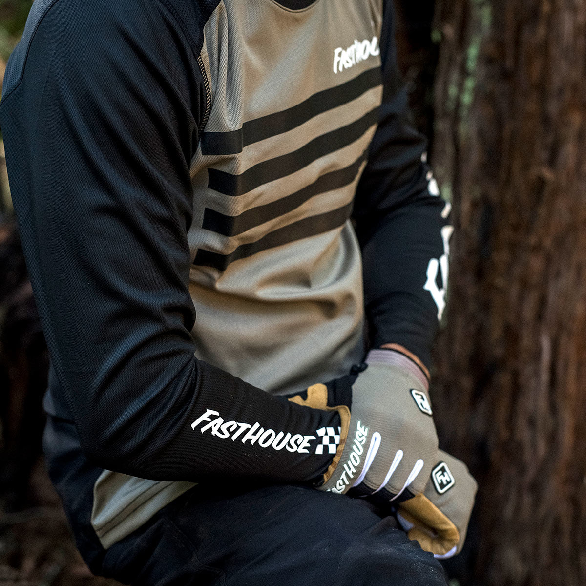 Alloy Stripe LS Jersey - Moss