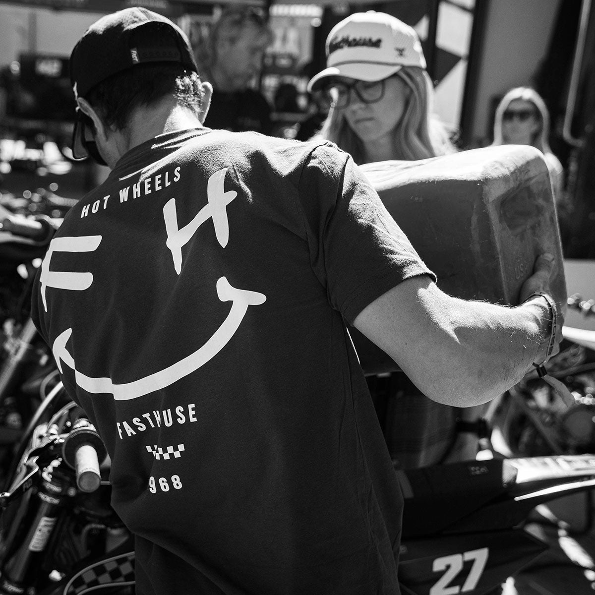Hot Wheels Smirk Youth Tee - Navy Fasthouse