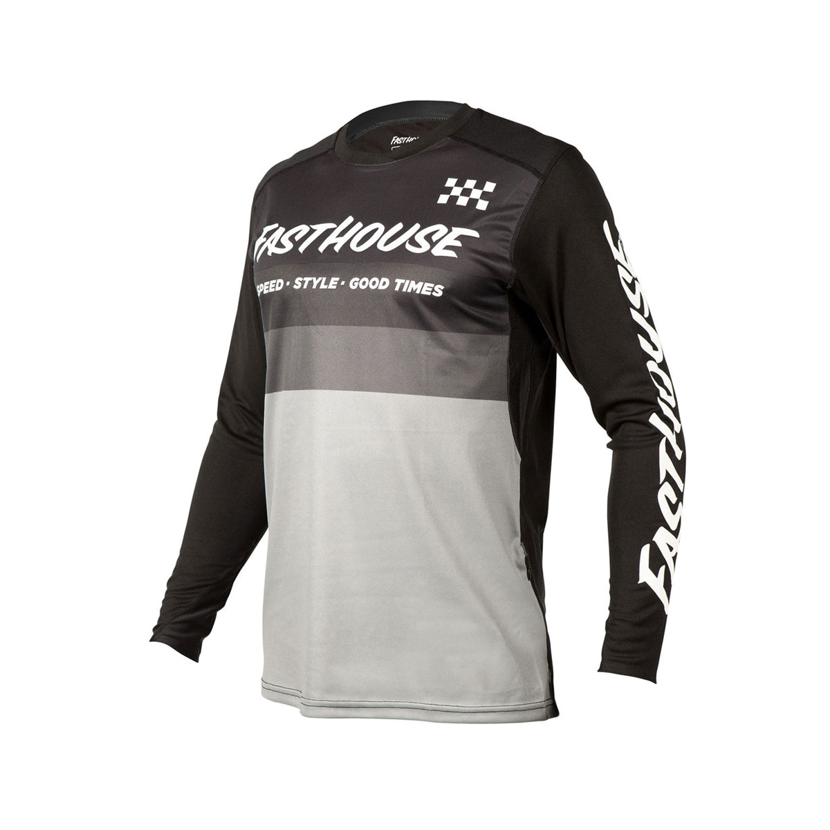 Alloy Kilo LS Youth Jersey - Black/Grey Fasthouse