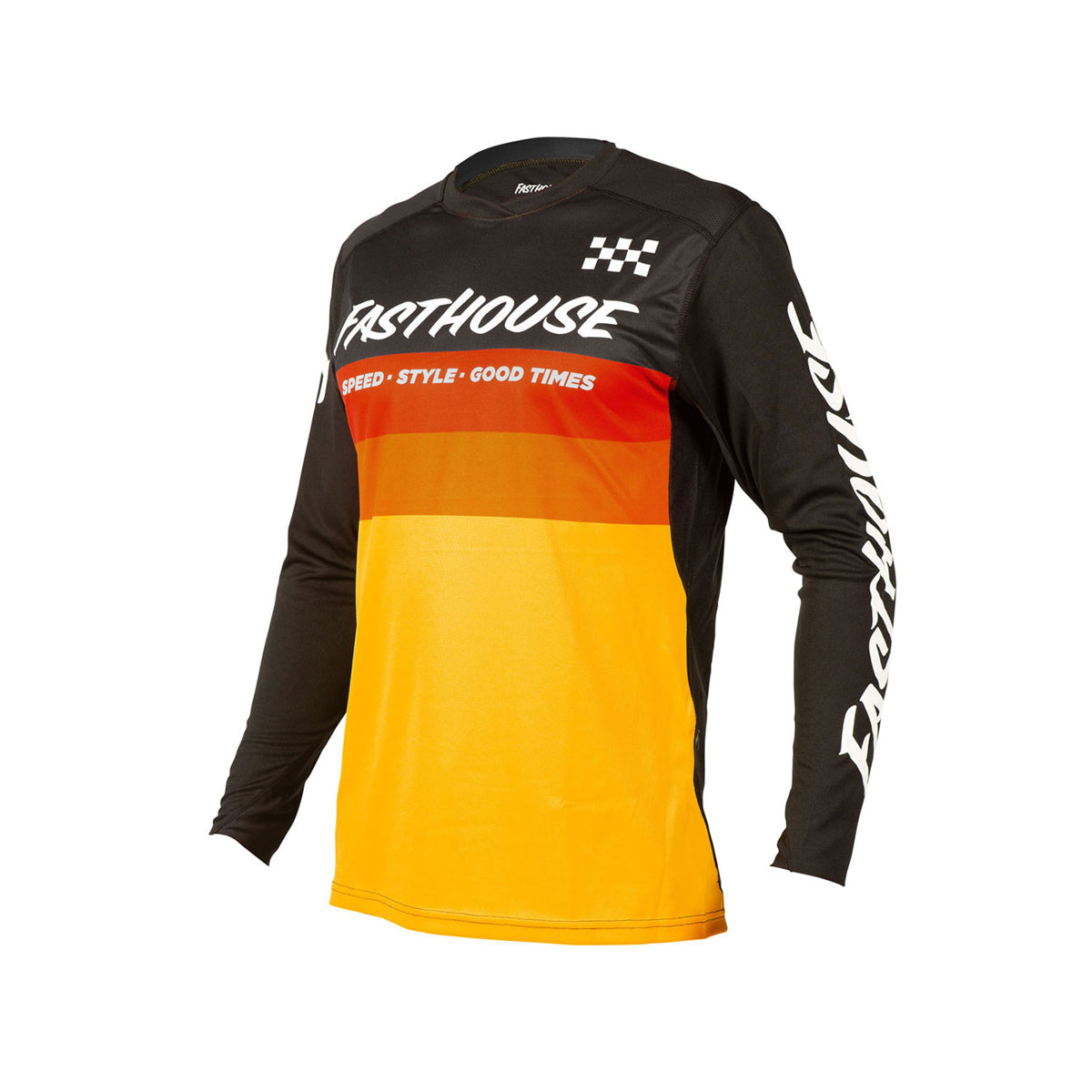Alloy Kilo LS Youth Jersey - Black/Yellow closeout