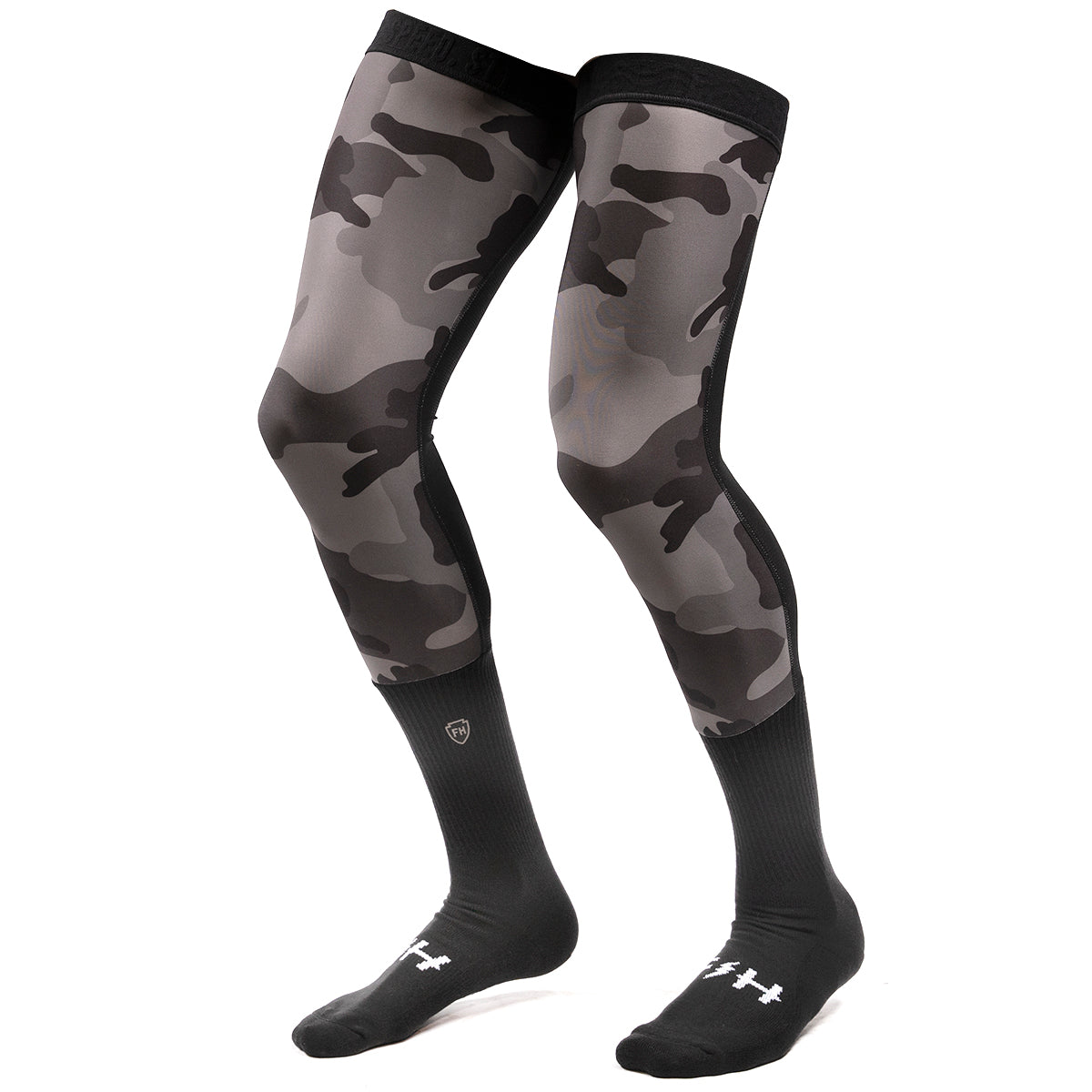 Legacy Knee Brace Sock - Black/Camo Fasthouse