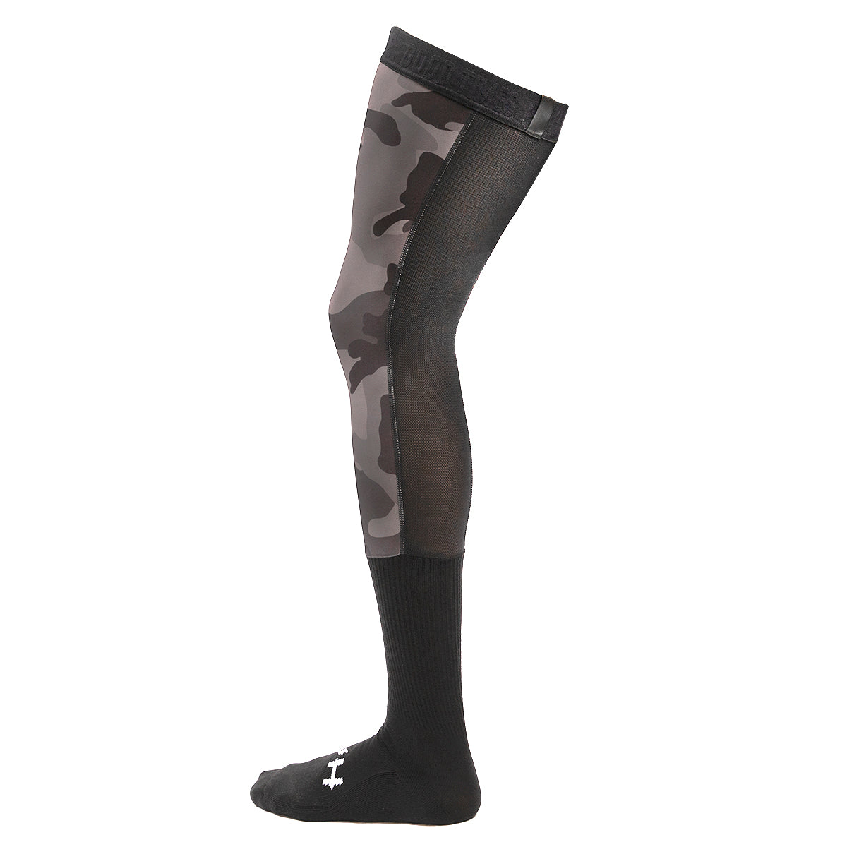 Legacy Knee Brace Sock - Black/Camo Fasthouse
