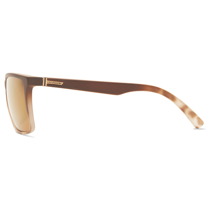 VonZipper Lesmore Polarized Sunglasses - Leopard Shark/Bronze Fasthouse