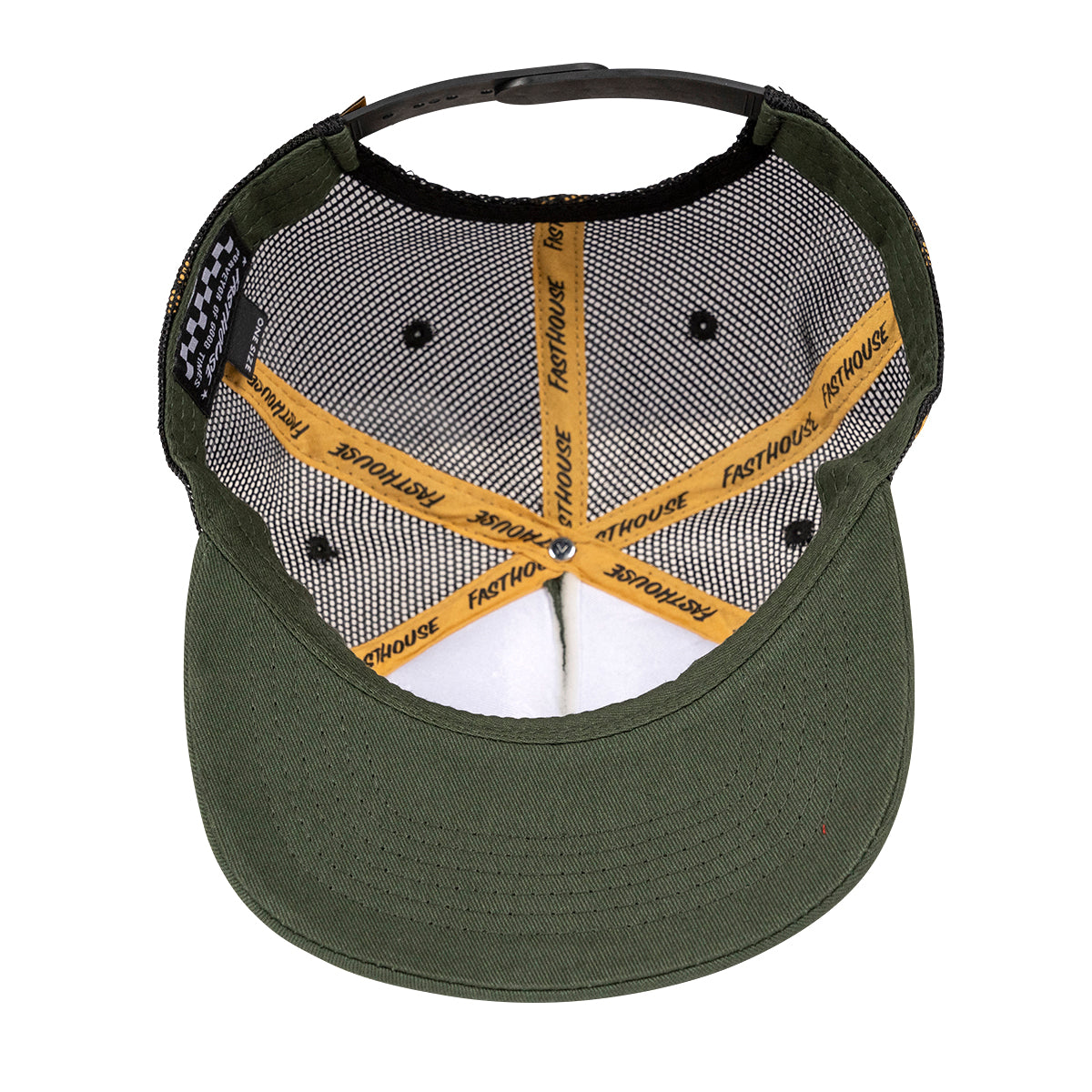Mammoth Race High Trucker Hat - Green Fasthouse
