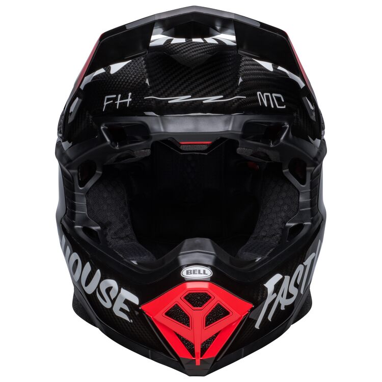 Bell Moto-10 Spherical Fasthouse Privateer Helmet - Black/Red Fasthouse