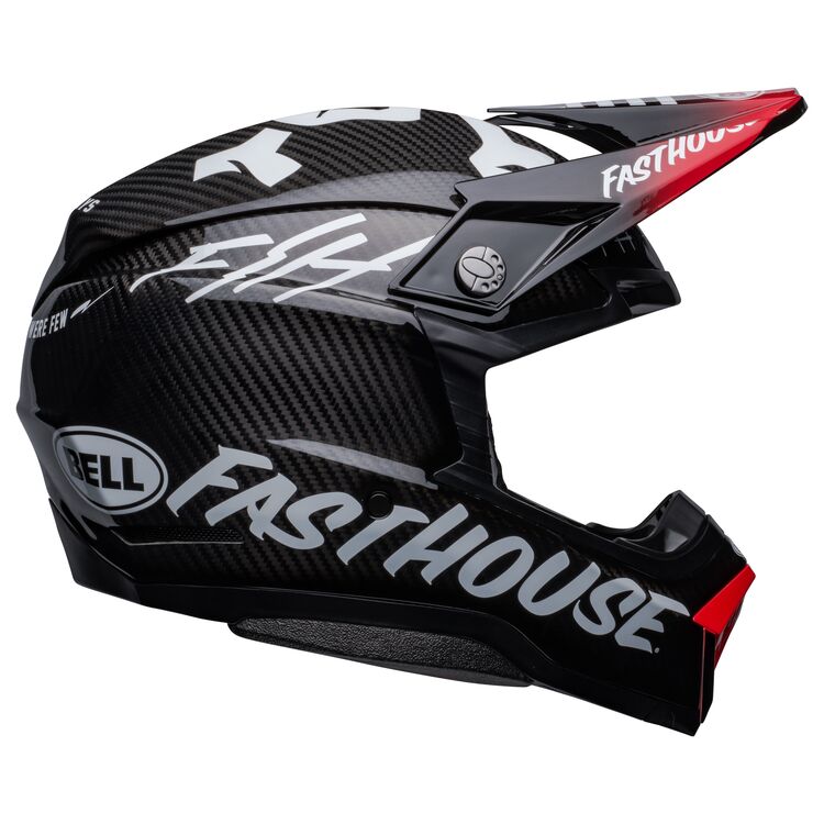 Bell Moto-10 Spherical Fasthouse Privateer Helmet - Black/Red Fasthouse