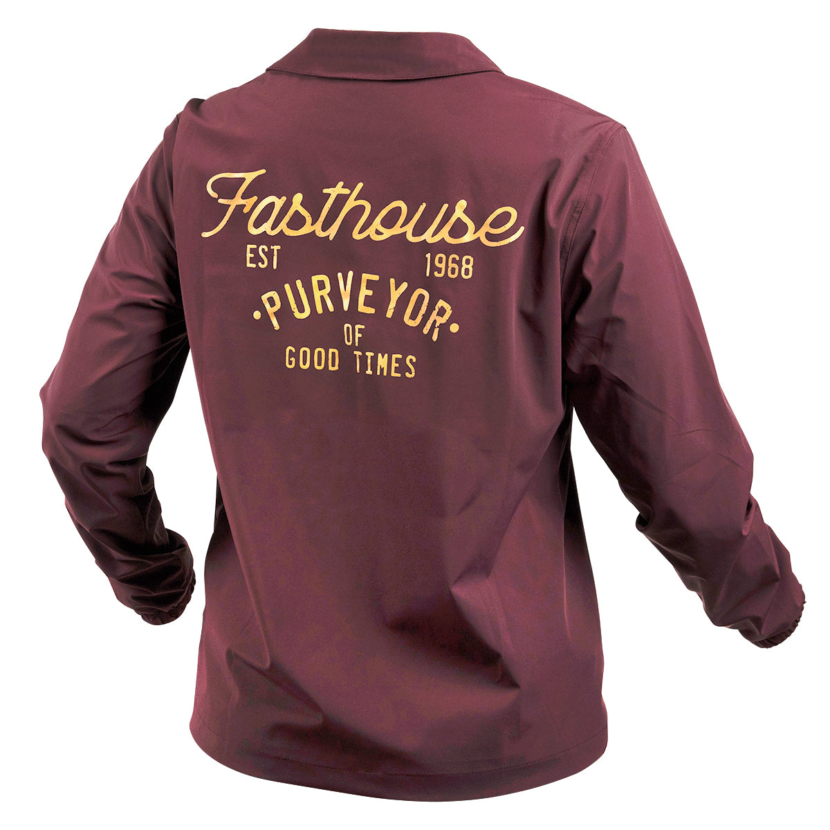 Novel Women's Coaches Jacket - Maroon