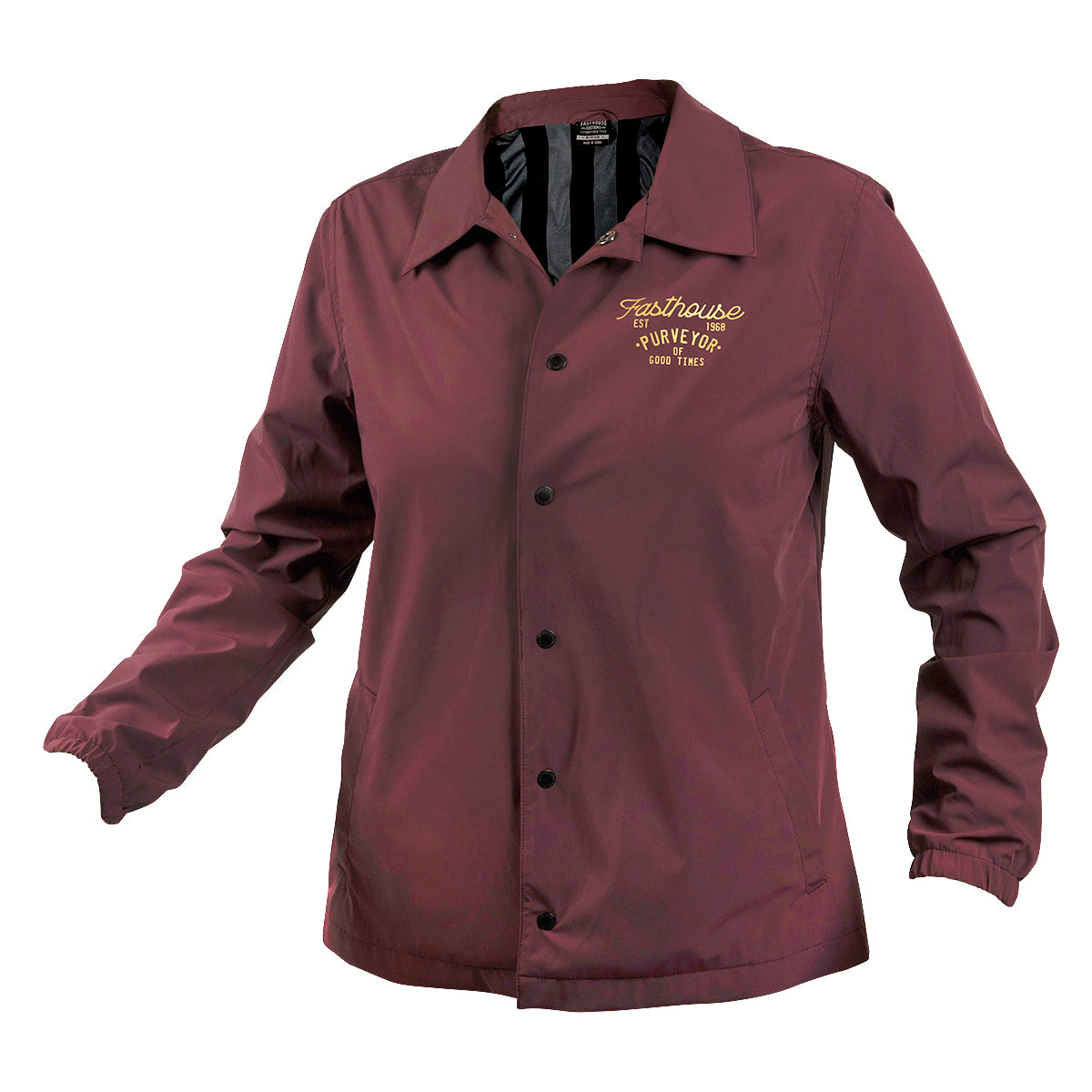 Novel Women's Coaches Jacket - Maroon