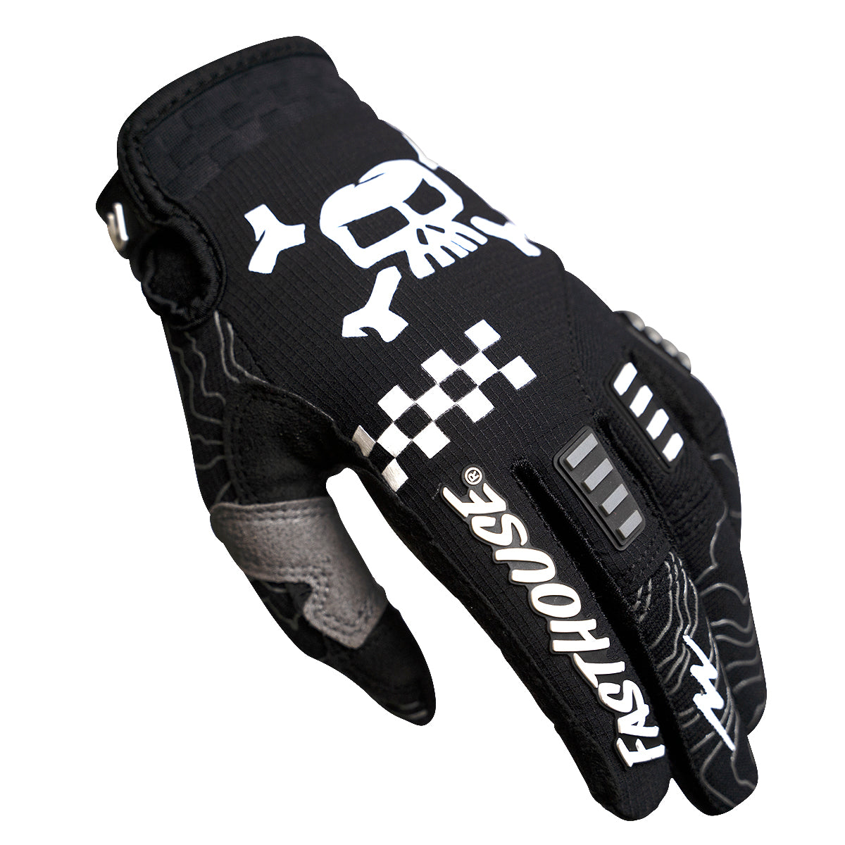 Buy Off-White Leather Racing Gloves 'Black' - OWNE013F19G010598820