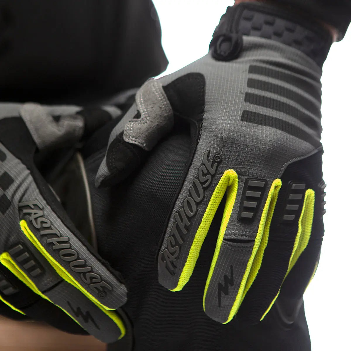 Off-Road Speed Style Charge Glove - Gray - Fasthouse