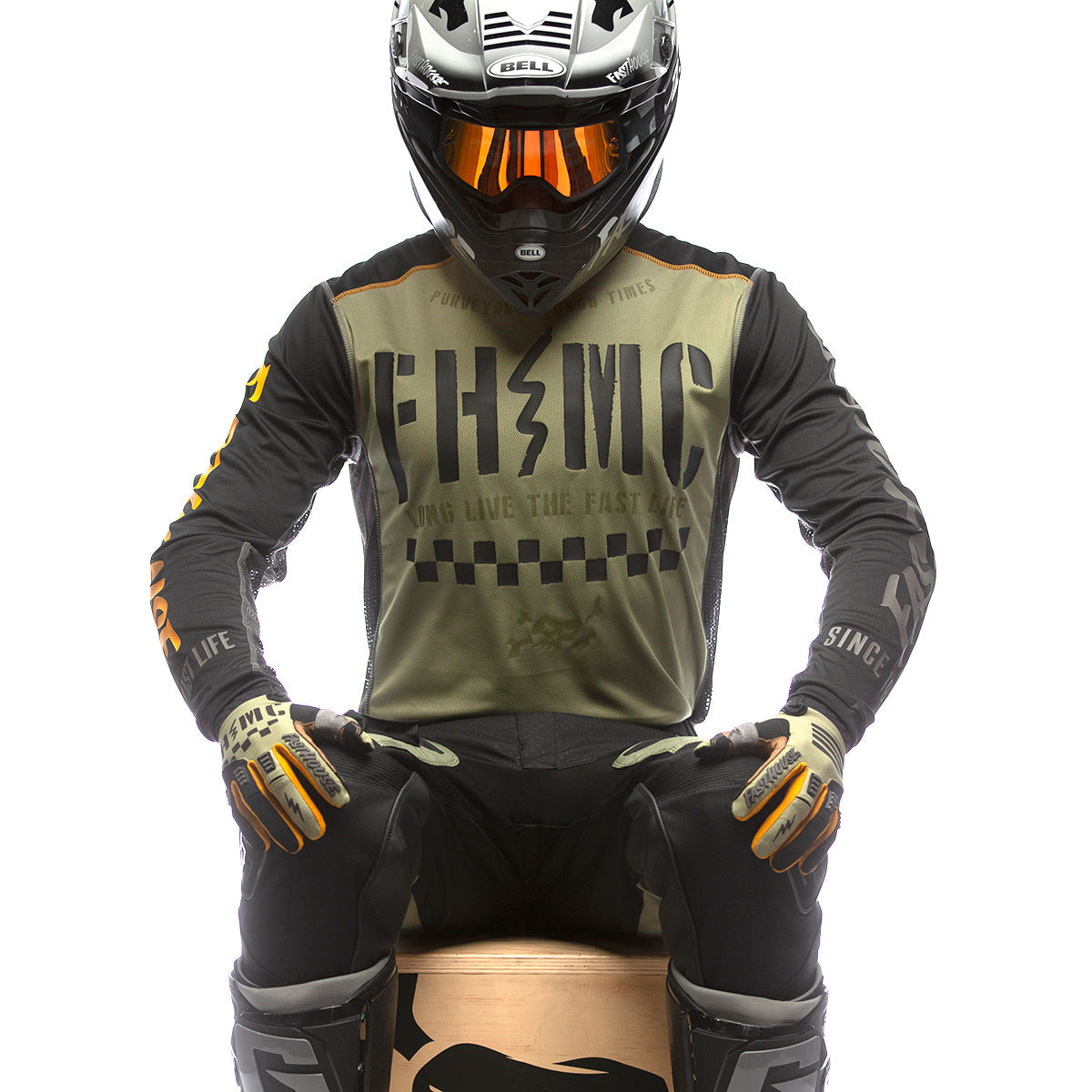 Off-Road Grindhouse Charge Jersey - Dusty Olive closeout