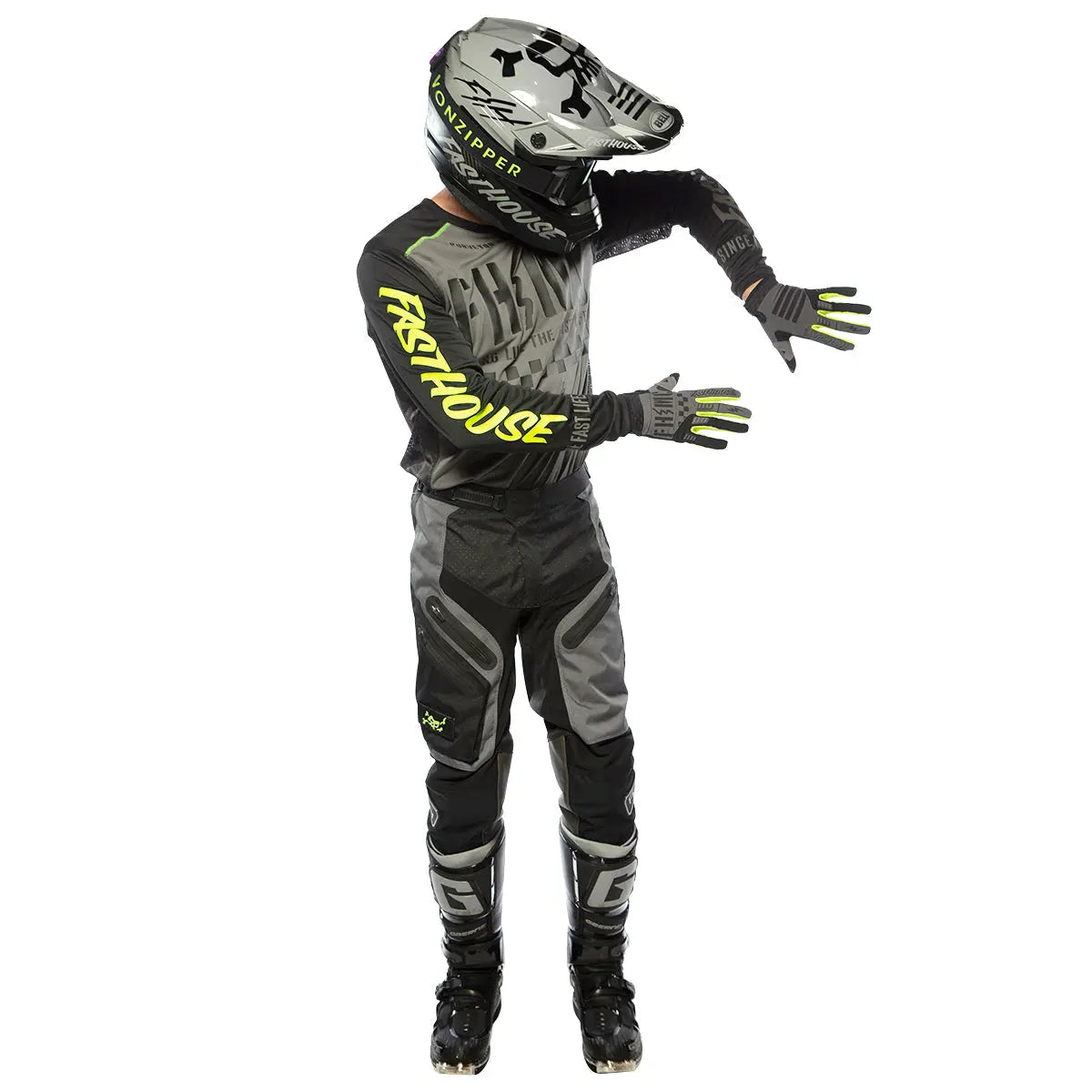 Off-Road Grindhouse Charge Jersey - Gray - Fasthouse
