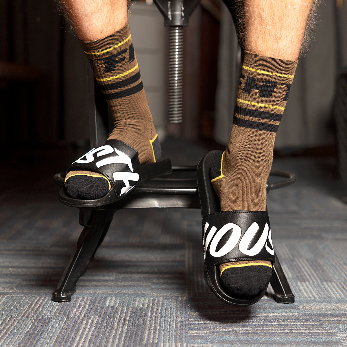 Orion Tech Sock - Heather Brown