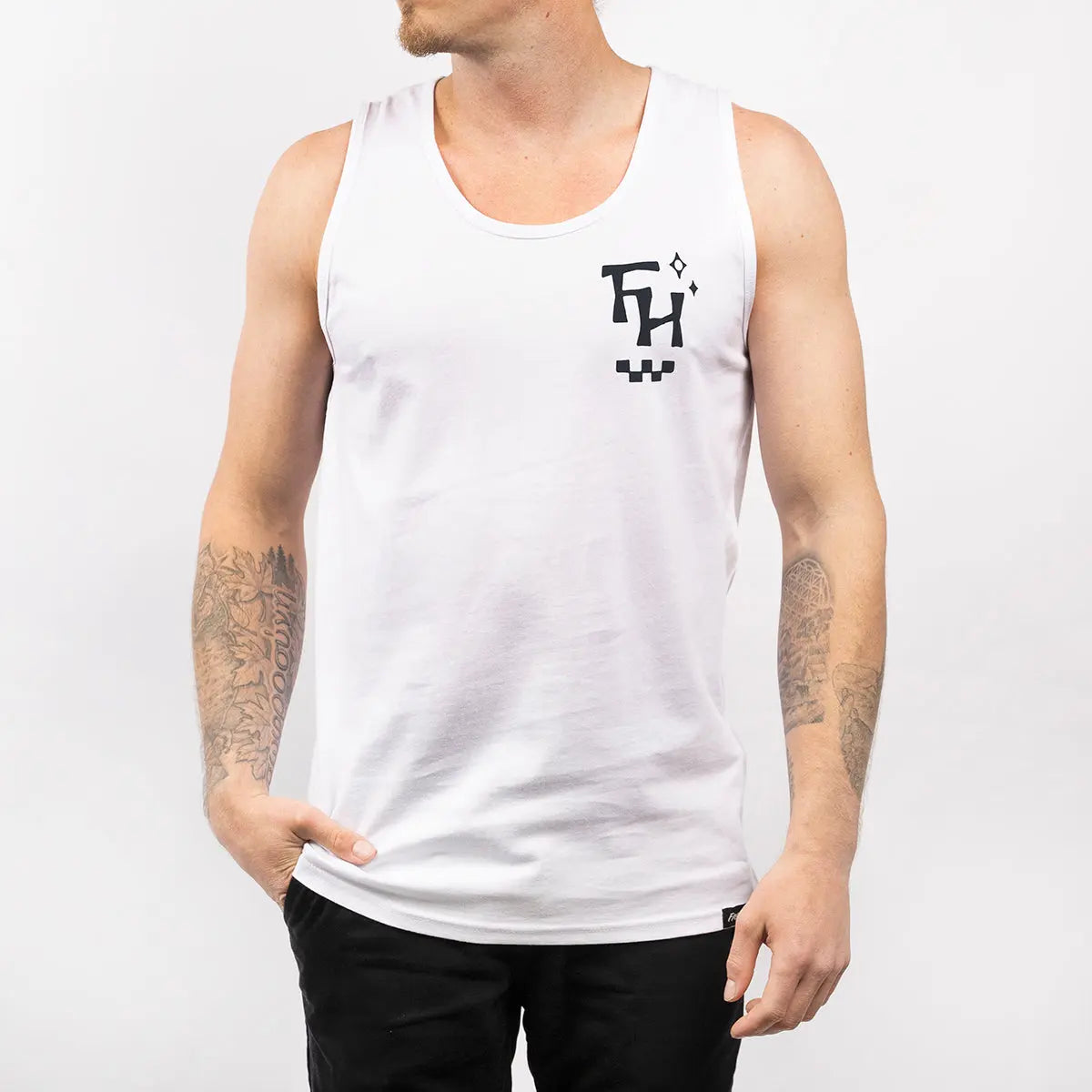 Palm Tank - White