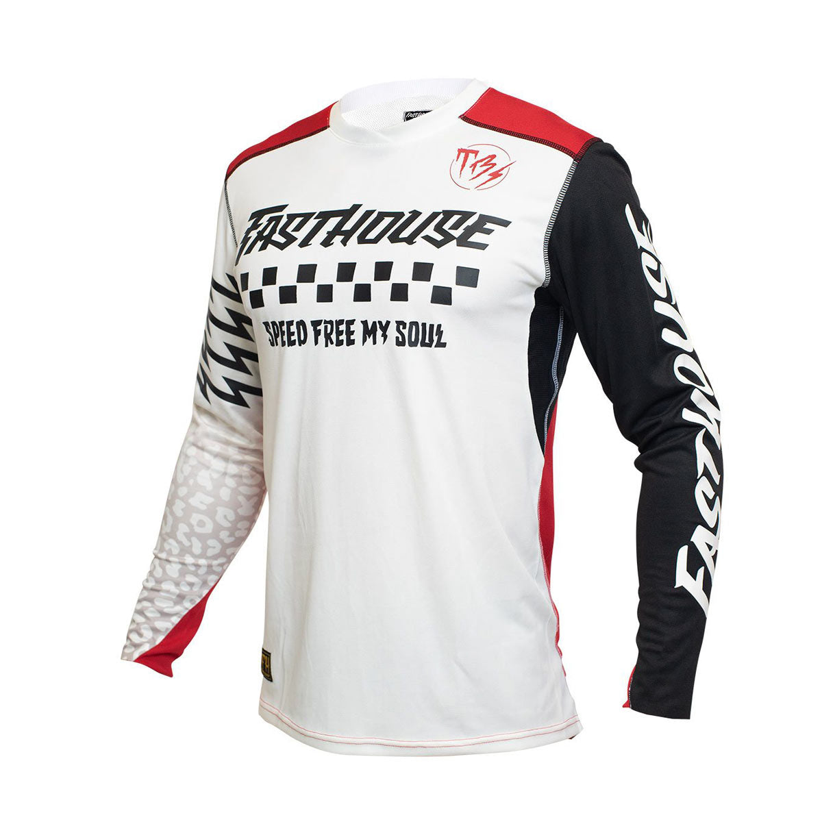Raven Bereman Youth Jersey - Cream/Red