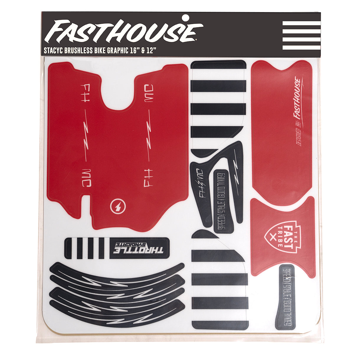 FH Tribe Stacyc Decal Kit - Red
