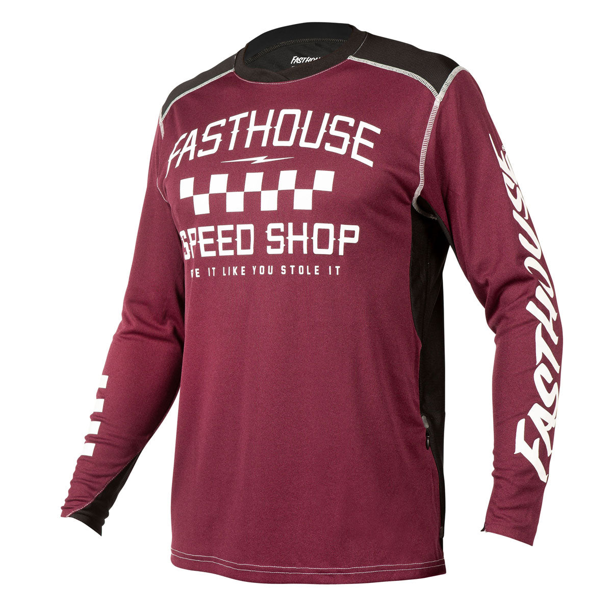 Alloy Roam LS Jersey - Heather Maroon