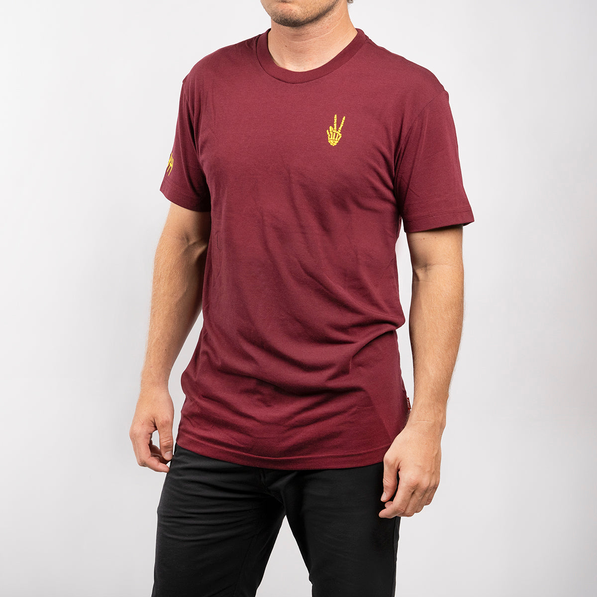 Roots Tech Tee - Maroon Closeout
