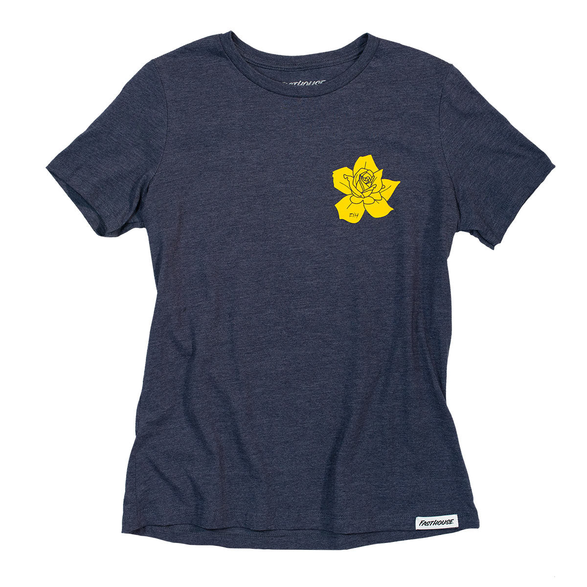 Rosie Womens Tee - Heather Navy Fasthouse