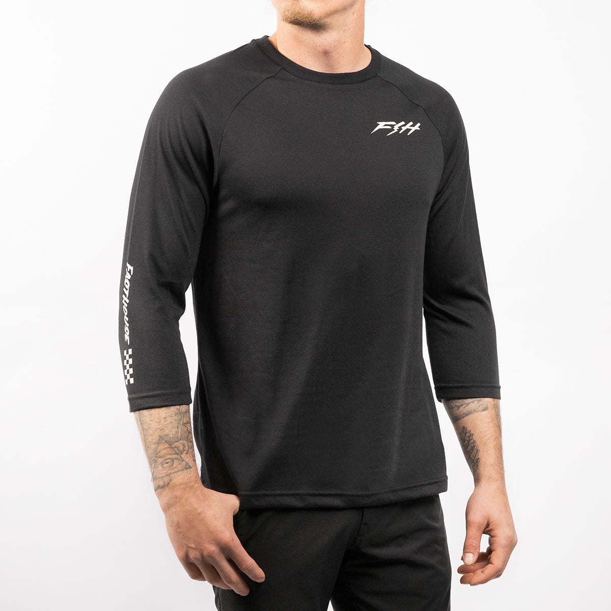 Rush Raglan Tech Tee - Black