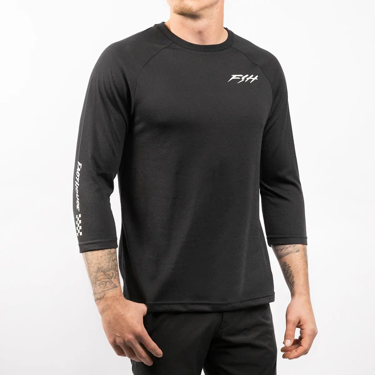 Rush Raglan Tech Tee - Black - Fasthouse