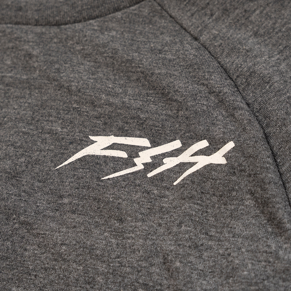 Rush Raglan Tech Tee - Charcoal Heather Closeout