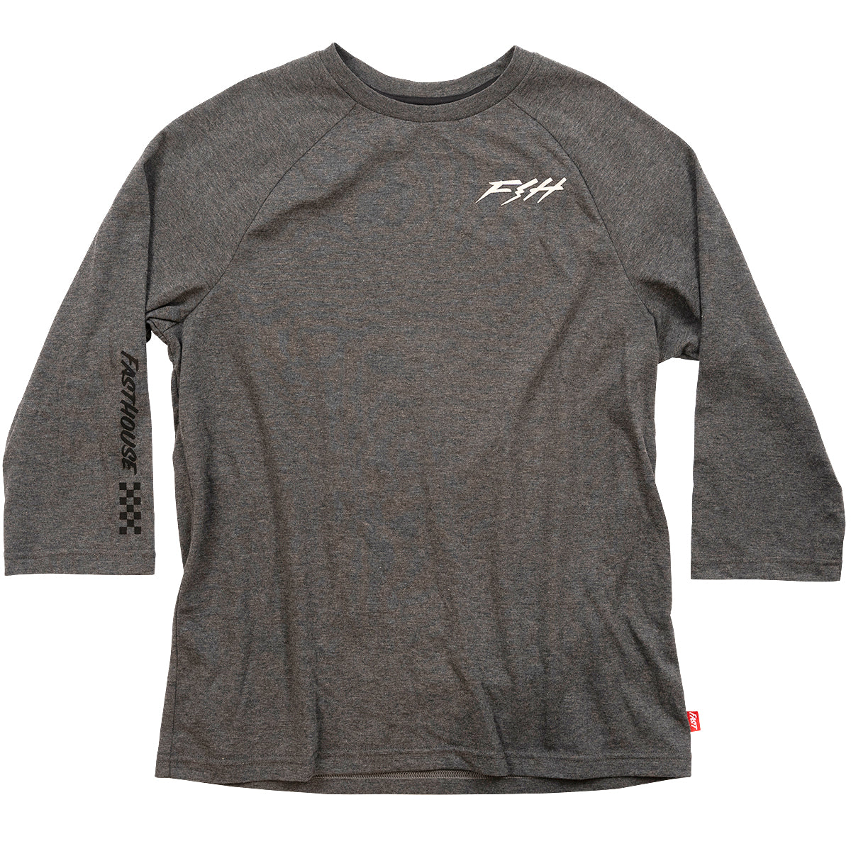 Rush Raglan Tech Tee - Charcoal Heather Closeout