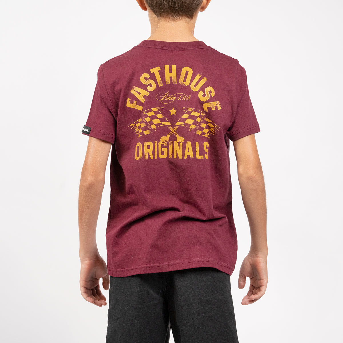 Signal Youth Tee - Maroon