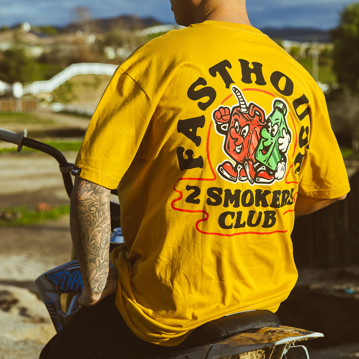 Smokers Tee - Vintage Gold