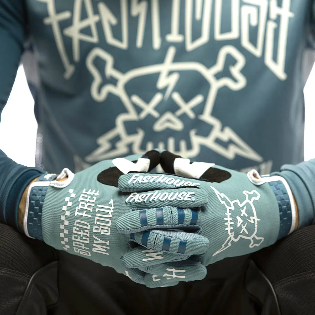 Speed Style Akuma Glove - Indigo - Fasthouse