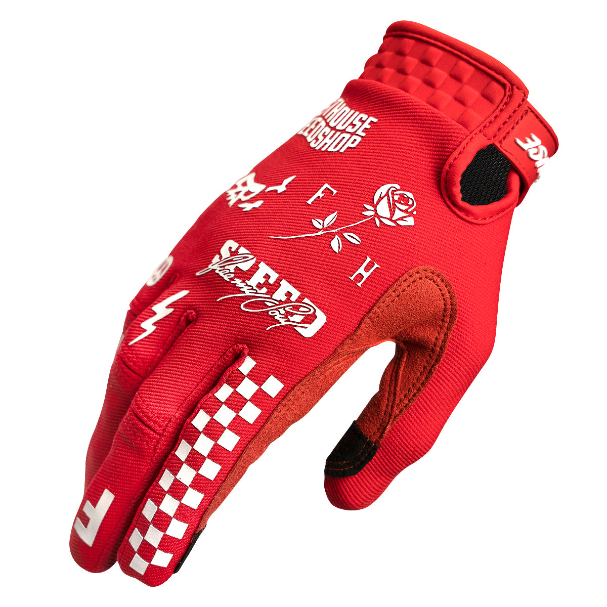 Burn Free Speed Style Glove - Red