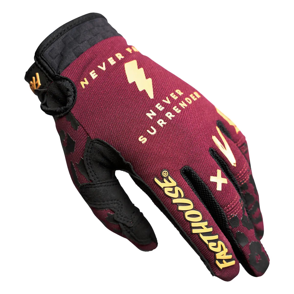 Speed Style Golden Women's Glove - Maroon