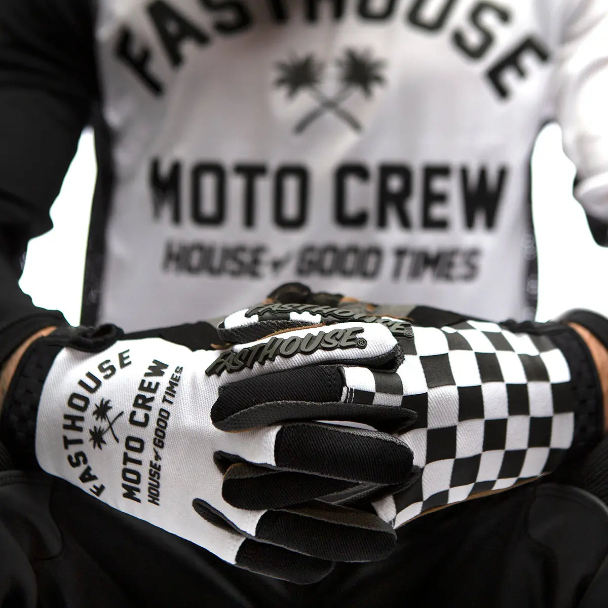 Speed Style Haven Youth Glove - White/Black - Fasthouse