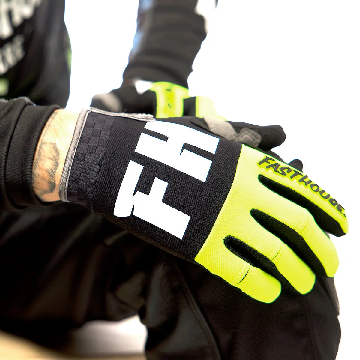 Speed Style Remnant Glove - Black/High Viz - Fasthouse